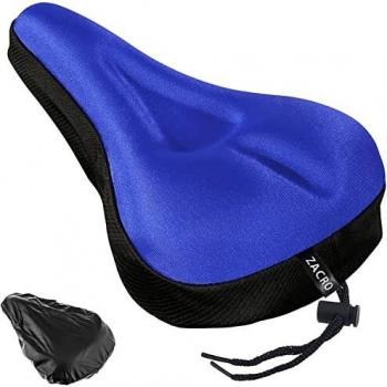 Zacro Gel‑Bike‑Cushion – Rotes, extra weiches Sattel‑Kissen mit Wasser