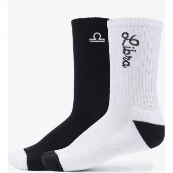 Zodiac-Muster Socken – 2-Paar für Herren und Damen
