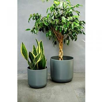 Ivyline Charcoal Lisbon Planter 18.5Cm