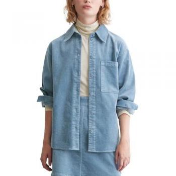 Marc O'Polo Denim Hemdbluse mit Knopfleiste Größe L Hellblau