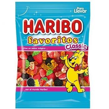 Favoritos Clásicos de Haribo. Caja de 18 ud x 90 gr. de gominolas 8426617013356