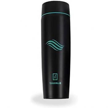 TAVIALO Kaffeebecher „Schwarz Inox“ 460 ml – Isoliert, für Schule, Camping und Sport