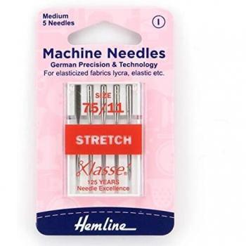 Hemline Klasse Sewing Machine Needles Universal, Leather, Jeans, Sharps, Stretch