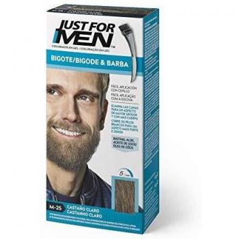 JUST FOR MEN Colorante en Gel Bigote Y Barba CASTAÑO CLARO (M-25)