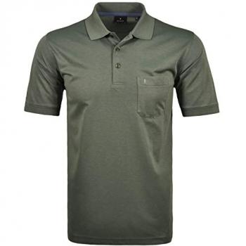 Poloshirt „Softknit“ Ragman – Herren, grün, Kurzarm, 70 % Baumwolle + 30 % Polyester, 7XL