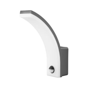 Éclairage extérieur Adviti X – LED 20 W, gris, capteur de mouvement, efficacité énergétique