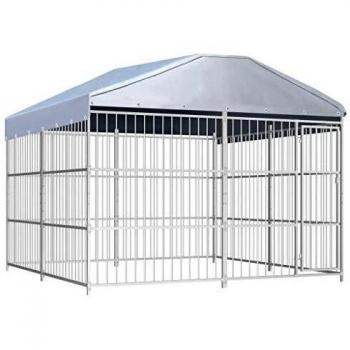 Canine Retreat Outdoor Kennel with Roof 300x300x200 cm
