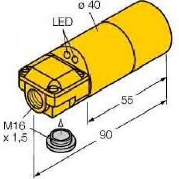 Turck Zylindrischer Näherungsschalter Ni20-K40SR-VP4X2