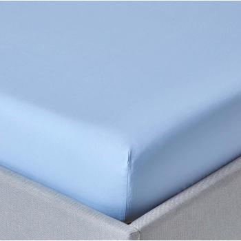 Homescapes Blue Egyptian Cotton Fitted Sheet 200 Thread Count