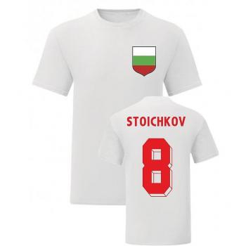 Tee Shirt Grand (42-44) – Hristo Stoichkov, Héros de Bulgarie, UK Soccer Shop
