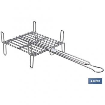 Cofan Parrilla Doble Inox 350 X 350mm