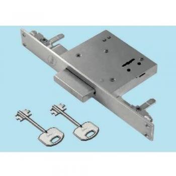 Serratura double mappa DM Trak N91012 per recinzioni e grigliati (45mm, 3 punti di chiusura)