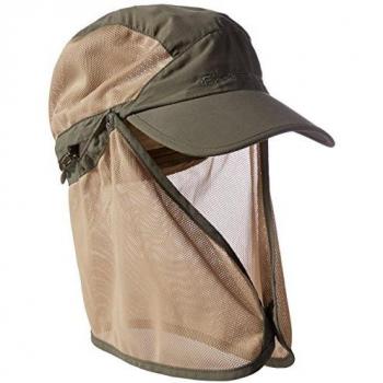 Ex-Officio BugsAway Mesh Cape Insektenschutz Mesh Cap, Unisex Erwachsene M grün