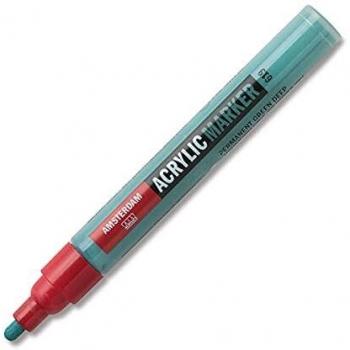 ROTULADOR DE PINTURA AMSTERDAM 4 mm VERDE OSCURO
