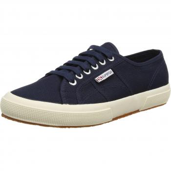 Superga 2750 Cotu Classic Women's Lace Up Canvas Trainers, Navy Blue, UK Size 3-8