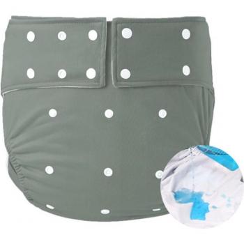 WEEOATAR Adult Care Windel – Grauer Überzug, trocken & sicher
