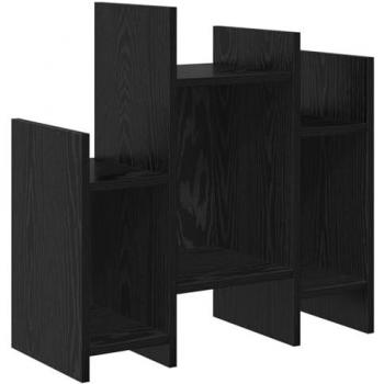 Étagère d'appoint chêne noir 60 x 26 x 60 cm