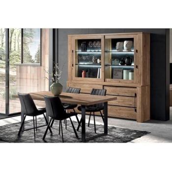 Nilla Buffet-Vaisselier et Table 230cm en Bois