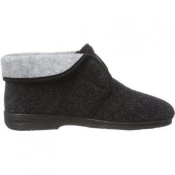 Pantufla Scholl Adelie en Negro y Gris, 37