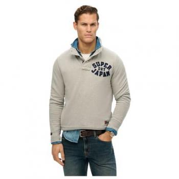 Superdry Felpa Navy/Grigio Vintage Athletic Medium M