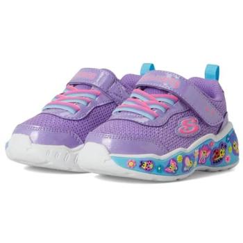 Skechers Play Scene Fun Squad Purple Sparkle Toddler Footwear, Size 10T, Machine Washable