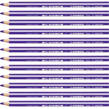 Trio Maxi Blu‑Viola 4,2 mm – 12 matite stabilo