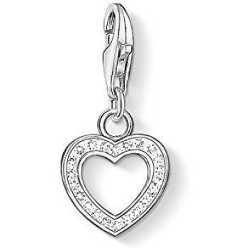 Charm de Corazón de Plata con Brillantes de Thomas Sabo