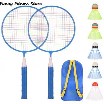 Kids Badminton Training Racket Set