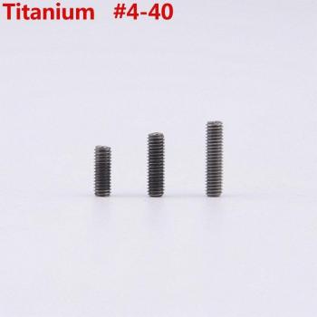 Vis de Régulation Hauteur Selle Pont F Titanium 4-40 GuitarFamily 8mm