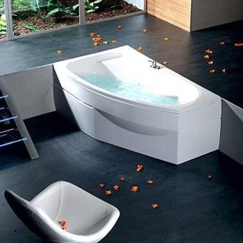 Raum-Optimierer Mamba: 160 × 95 cm Wanne mit Schürze, Links