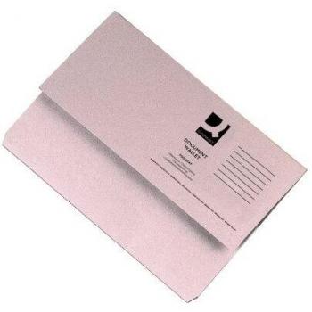 Q-CONNECT DOCUMENT WALLET FOOLSCAP BUFF (PACK OF 50)