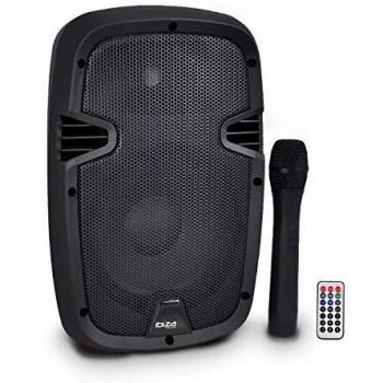 Enceinte portable 8/20cm 300W USB/SD/BT avec micro VHF HYBRID8VHF-BT
