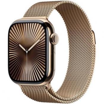 Apple Watch Series 10 OLED 46 mm Digital 416 x 496 Pixeles Pantalla táctil 4G Oro Wifi GPS (satélite)
