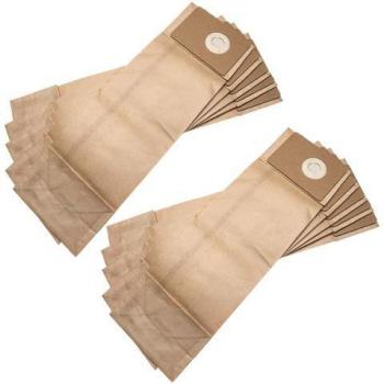10x Brown Vacuum Cleaner Bags for Nilfisk Spectrum Series