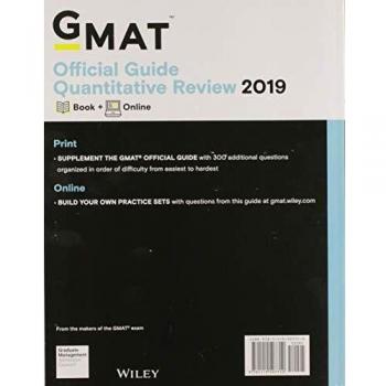 GMAT Official Guide Quantitative Review 2019: Book + Online (Gmat Official Guides)
