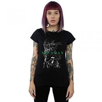 DC Comics T-shirt Aquaman The Trench Sketch per donne