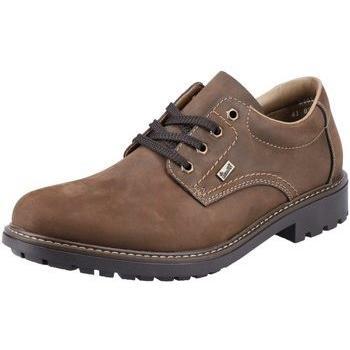 Chaussures Basses Rieker Marron Mixte Adulte avec Lacets Plats, 8 œillets écrous, Talon plat 3 cm