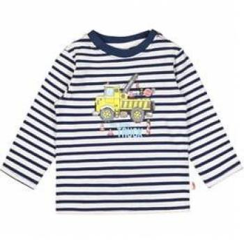 Salt and Pepper Langarmshirt Transport blau