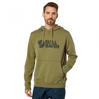 Capuche Fjällräven Logo – Couleur vert gris – L
