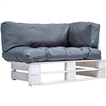 Canapé en Palette Grise pour Jardin « Pinède »