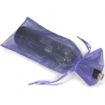 20pcs Sheer Organza Wine Bottle Cover Bags