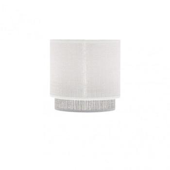 Kenya Paralume E14 Bianco/Grigio Ø14x12cm Colorata Unica