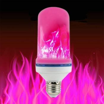 Ampoule LED effet feu 6W E26/E27 85-265V 4 modes lumineux