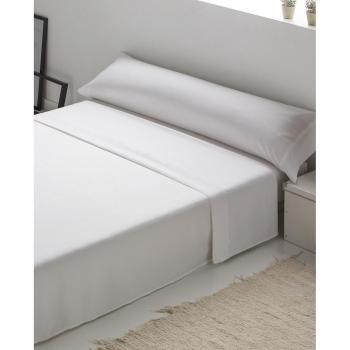 Juego de Sábanas Hosteline IRIS Blanco Cama de 150, incluye sábanas de algodón, diseño elegante, color blanco, adecuado para cama de tamaño 150