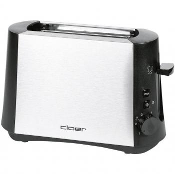 Tostadora Cloer 3890 Inox Negra 1 Rebanada 600W