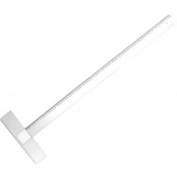 Té fixe biseau gradué 80 cm transparent