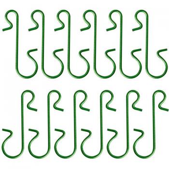 Ganchos Decorativos “S” para Árbol de Navidad – Pack 50 Uds