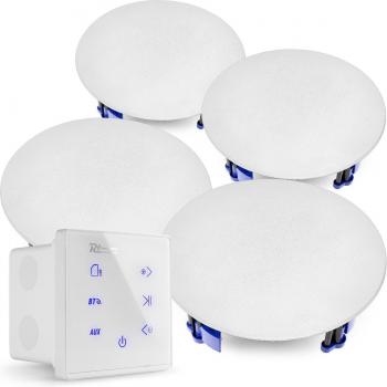 Haut-parleurs de plafond Power Dynamics A100WSet avec amplificateur