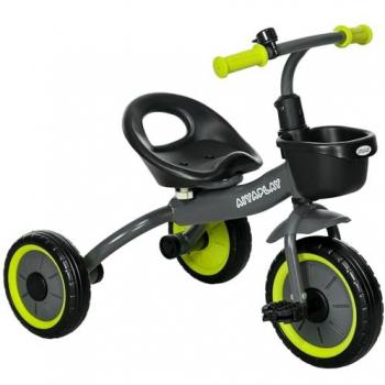 Tricycle AIYAPLAY pour Enfants avec Selle Réglable et Sonnette