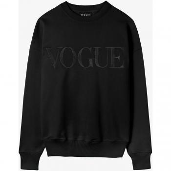 VOGUE Classic Black Sweatshirt